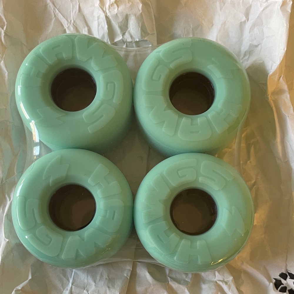 Mint Green Skateboard Wheels
